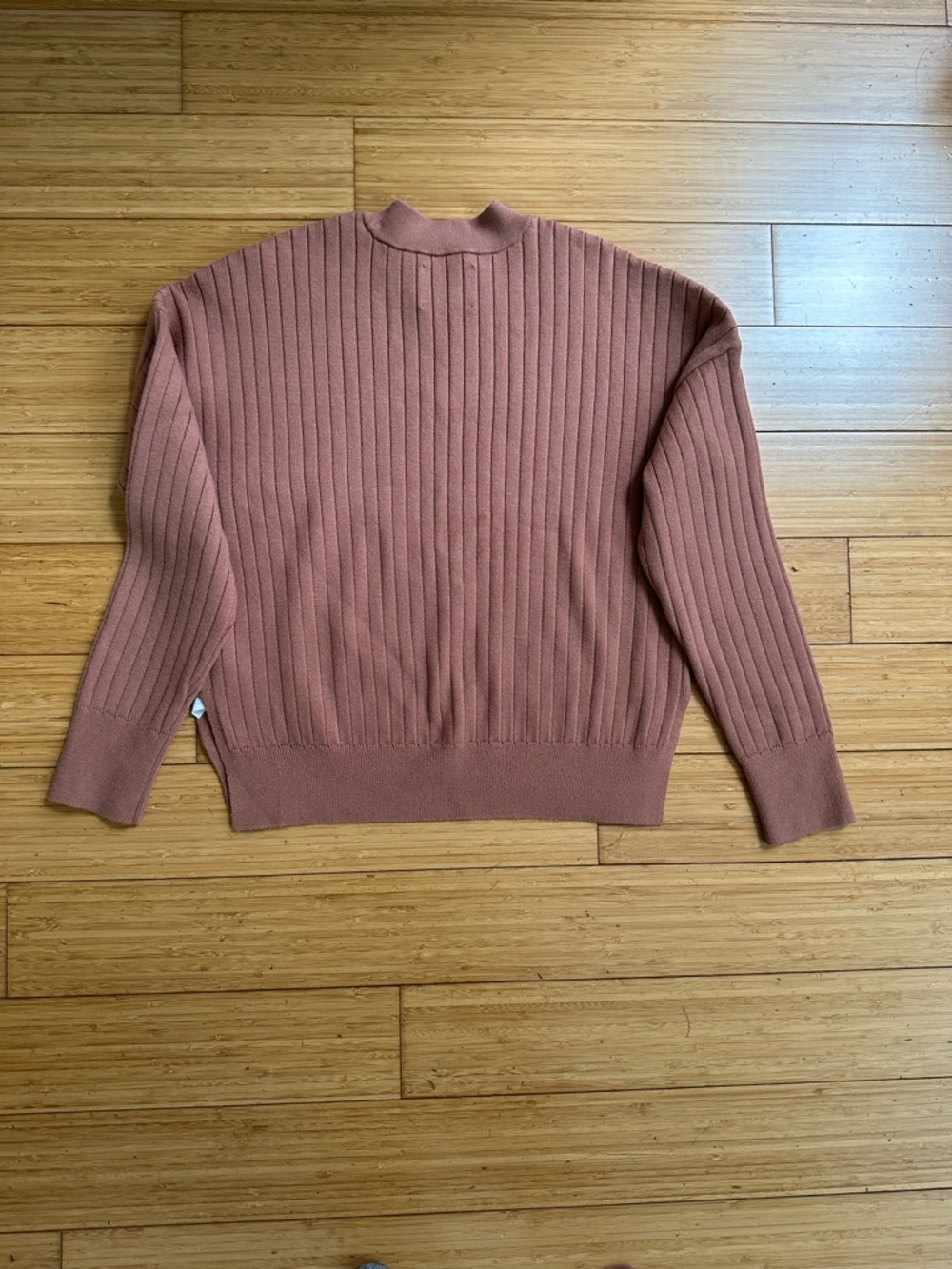 Abercrombie & Fitch Ribbed Knit 2 Piece Lounge Set XS Mauve Brown - Picture 6 of 16